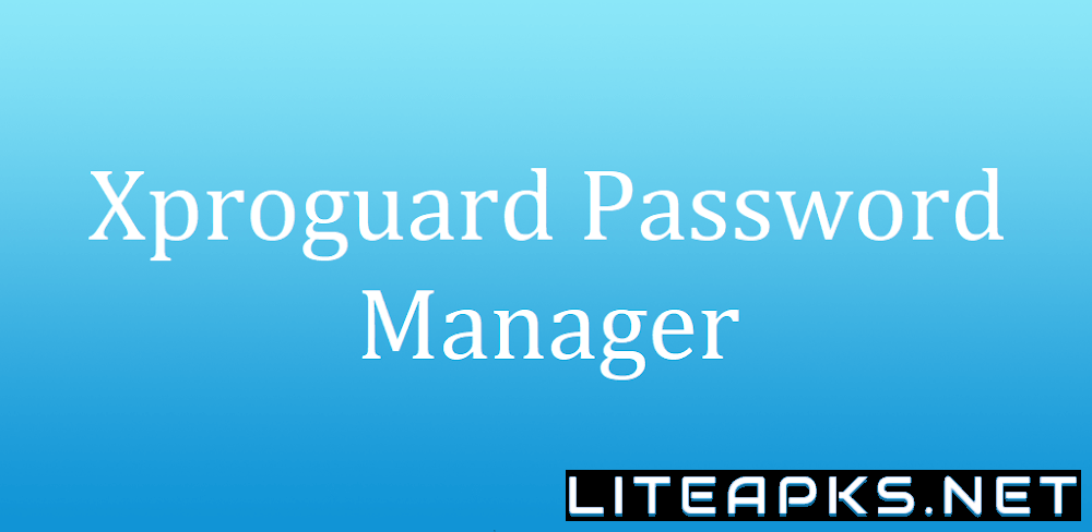 Xproguard Password Manager