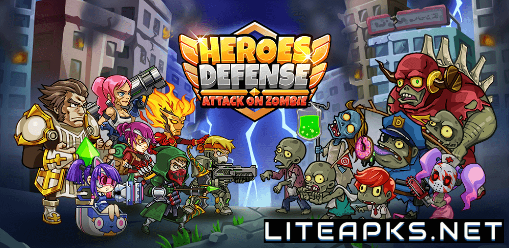 Heroes Defense: Attack Zombie