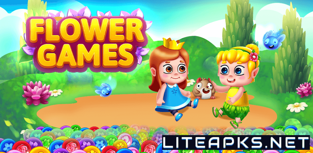 Bubble Shooter - Flower Games