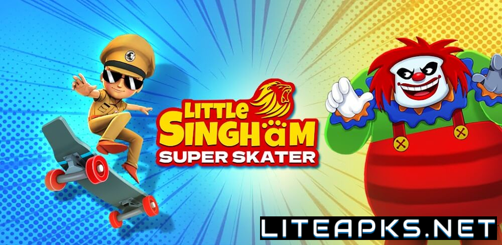 Little Singham Super Skater