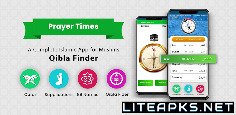 Prayer Times: Qibla Finder