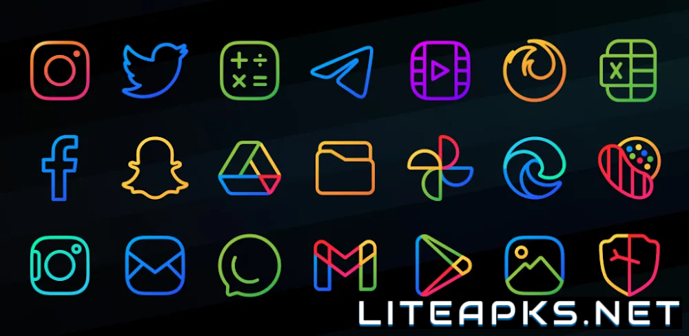 Caelus: Linear Icon Pack