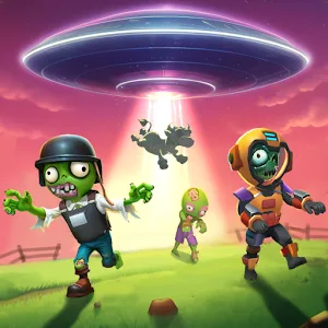 Aliens vs Zombies: Invasion v2504.29.346 MOD APK (Menu, Upgrade Free, High Reward) Download