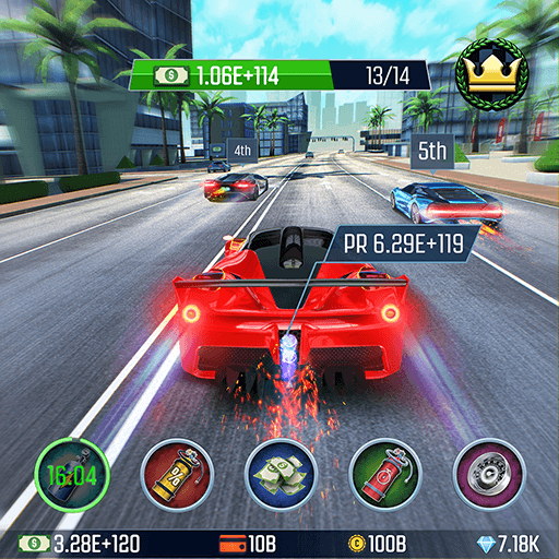 Idle Racing GO MOD APK v1.30.1 (Free Shopping, No Skill CD) Download