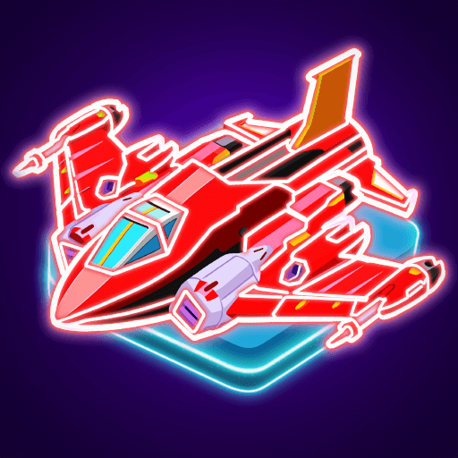 Merge Planes Neon Game Idle v1.0.28 MOD APK (Free Shopping) Download