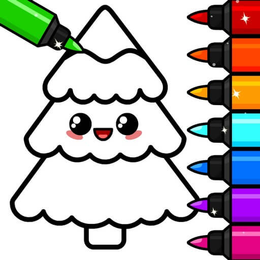 Baby Coloring Games for Kids v1.2.6.18 MOD APK (Premium Unlocked) Download