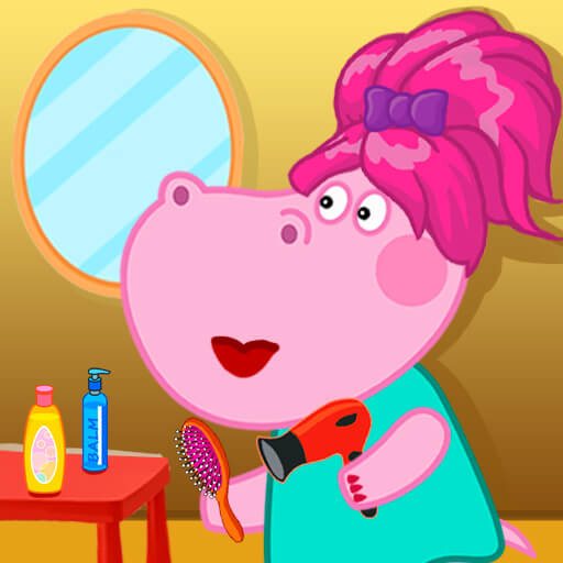 Hippo Hair Salon v1.8.5 MOD APK (Free Shopping) Download