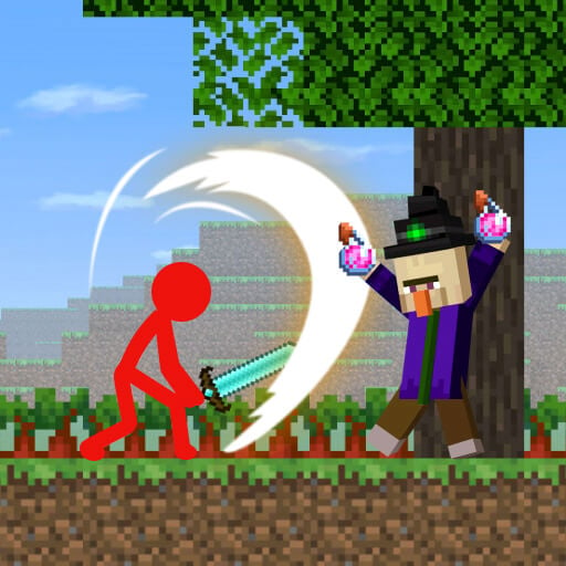 Stickman vs Craftman v4.1.3 MOD APK (Unlocked Skin, Upgrade Free) Download