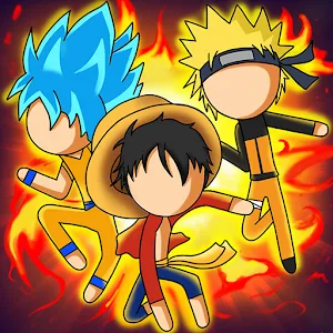 Stickman Hero Fight : All-Star v4.6 MOD APK (High Rewards, Dumb Enemy) Download