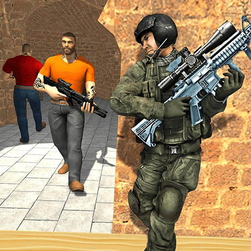 Anti-Terrorist Shooting Mission v14.7 MOD APK (God Mode, Dumb Enemy) Download