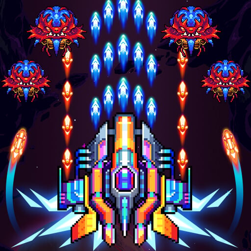 Download Galaxiga v24.84 MOD APK (Damage Multiplier, God Mode)