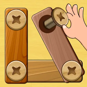 Wood Nuts & Bolts Puzzle v7.6 MOD APK (Unlimited Money) Download