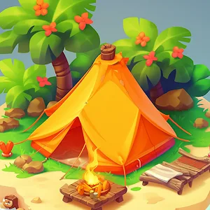 Merge Camp v1.14.101 MOD APK (Menu, Exp Multipler, Unlimited Coins) Download