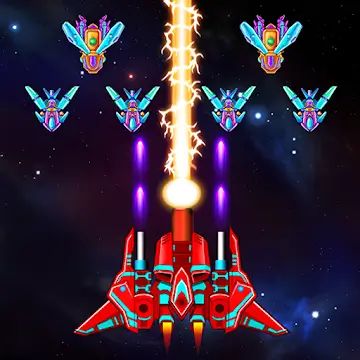 Galaxy Attack: Alien Shooter v58.1 MOD APK (Unlimited Money, Mega Menu) Download