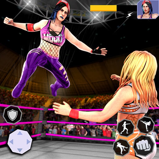 Bad Girls Wrestling Game v3.3 MOD APK (Unlock Character, High Gold) Download